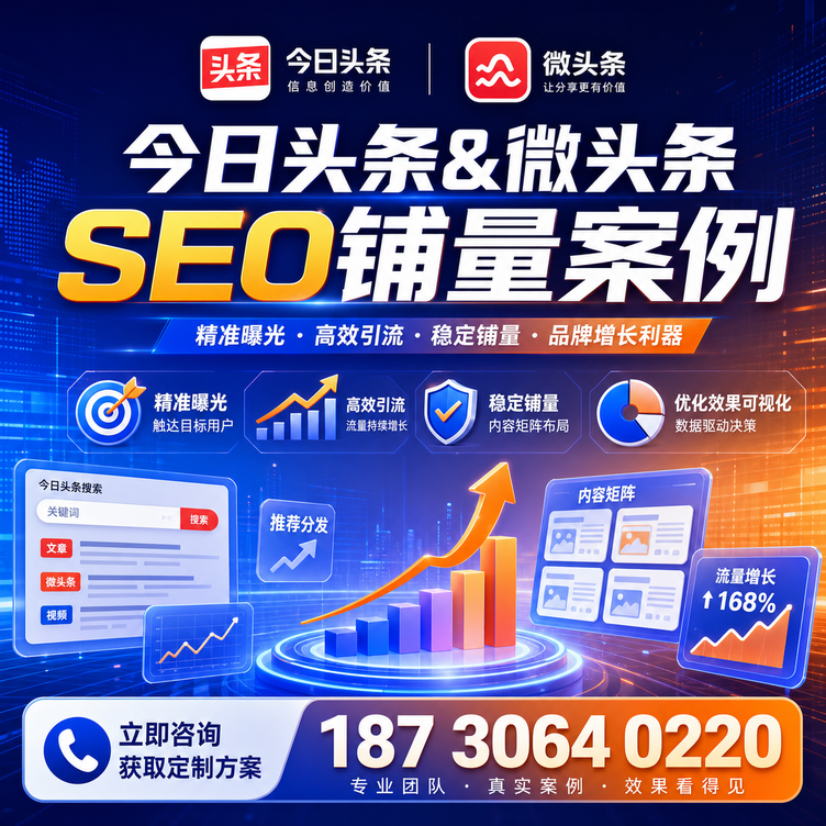 天水头条号SEO矩阵批量内容铺量成功案例
