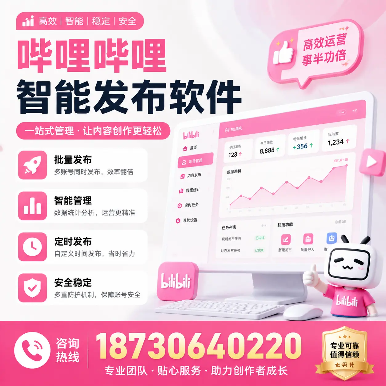 如何评估哔哩哔哩智能发布软件的ROI?天水 企业必读